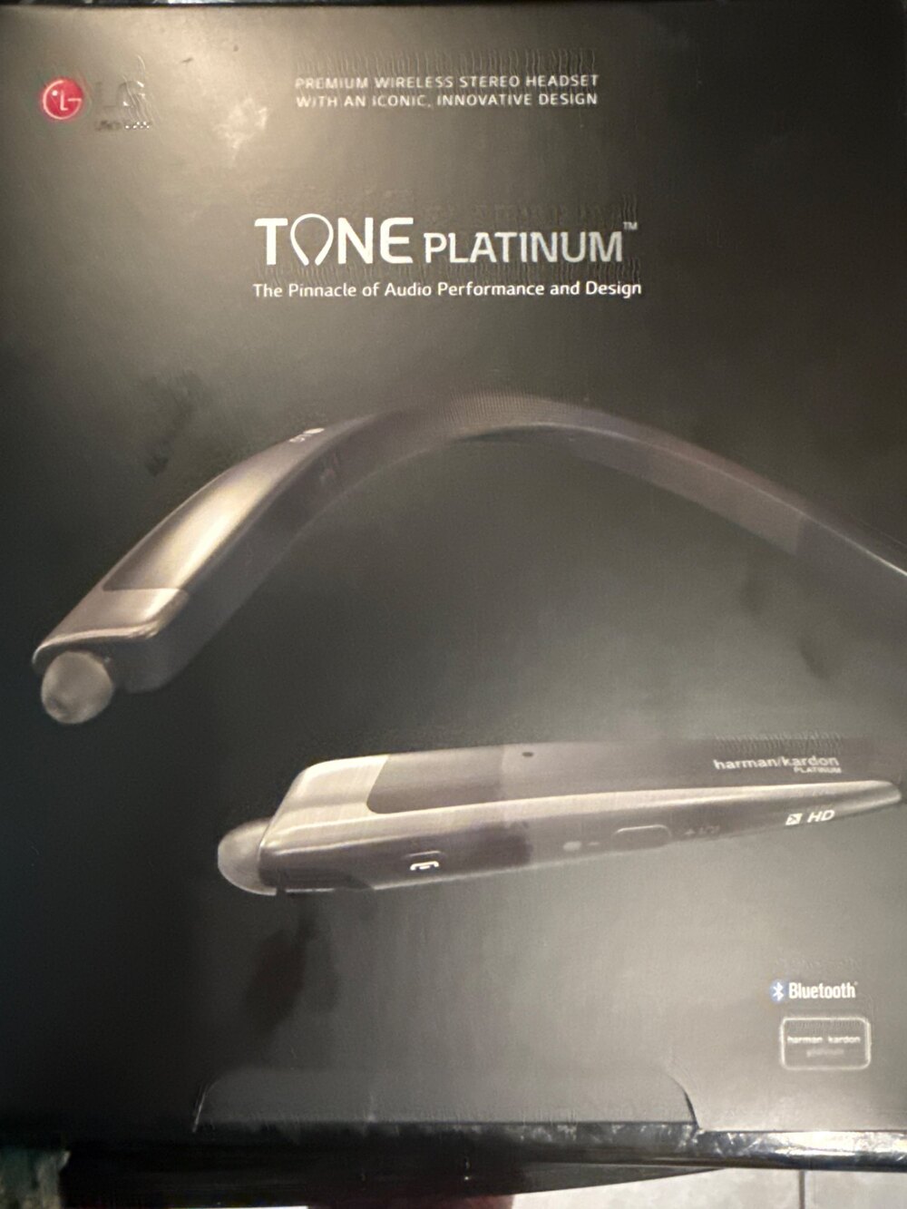 LG Tone Platinum HBS-1100 Bluetooth Wireless Stereo Headset Black
